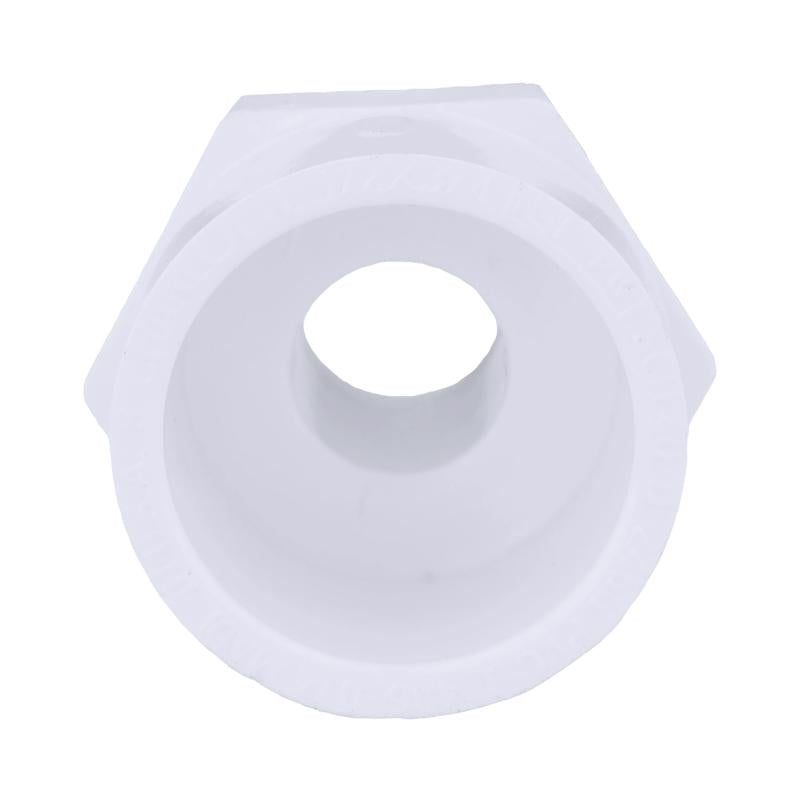 Charlotte Pipe Schedule 40 1/2 in. MPT X 3/4 in. D Slip PVC Pipe Adapter 1 pk