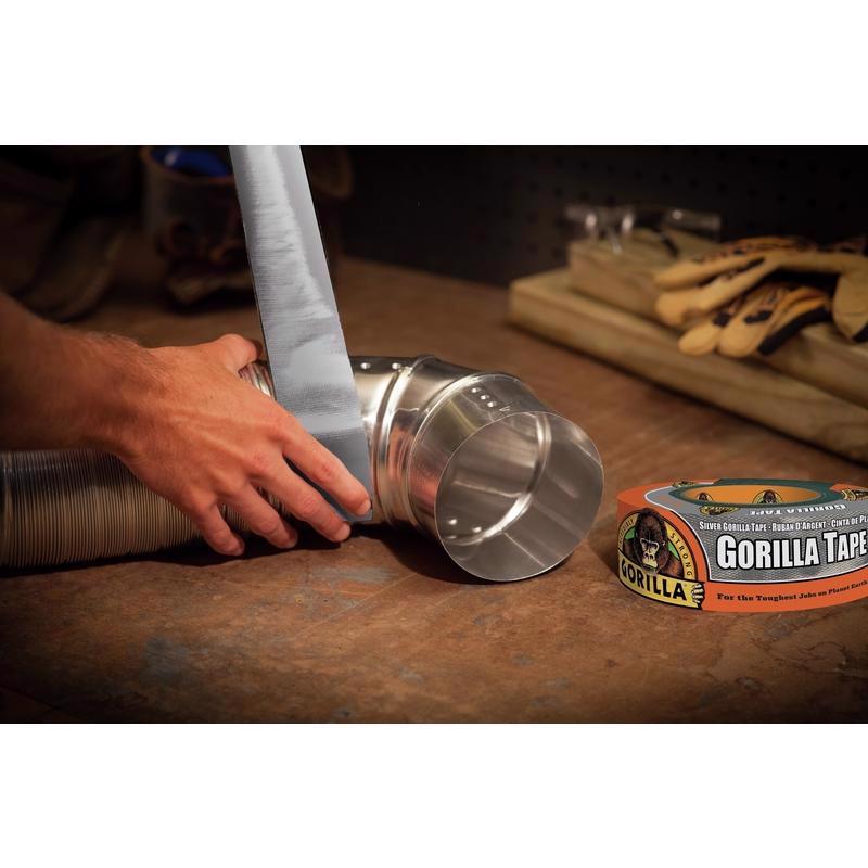 Gorilla 1.88 in. W X 30 yd L Silver Duct Tape