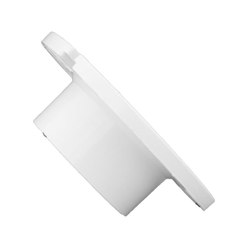 Charlotte Pipe Schedule 40 4 in. Hub X 3 in. D Hub PVC 7 in. Closet Flange 1 pk
