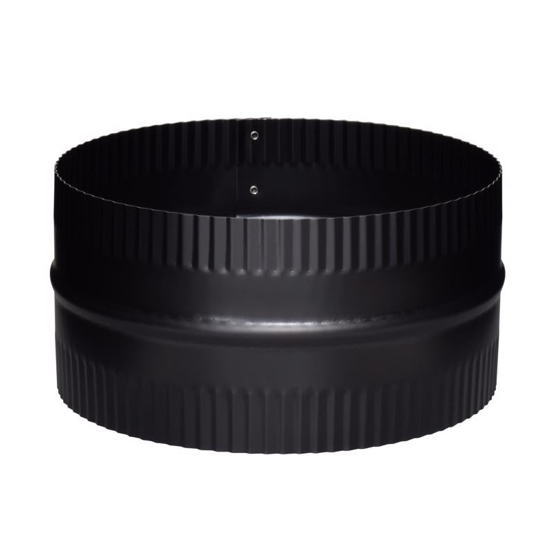 STOVE PIPE JNT BLK 8X4"