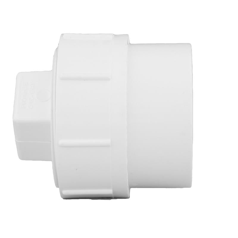 Charlotte Pipe Schedule 40 4 in. Spigot FPT PVC Cleanout Adapter 1 pk