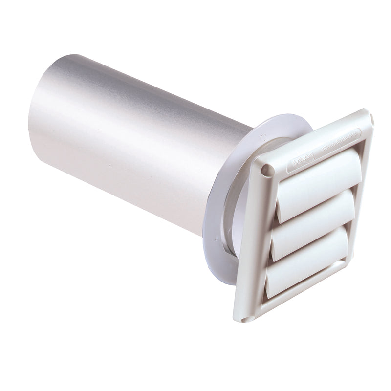 Deflect-O Plastic Wall Cap with Tailpipe