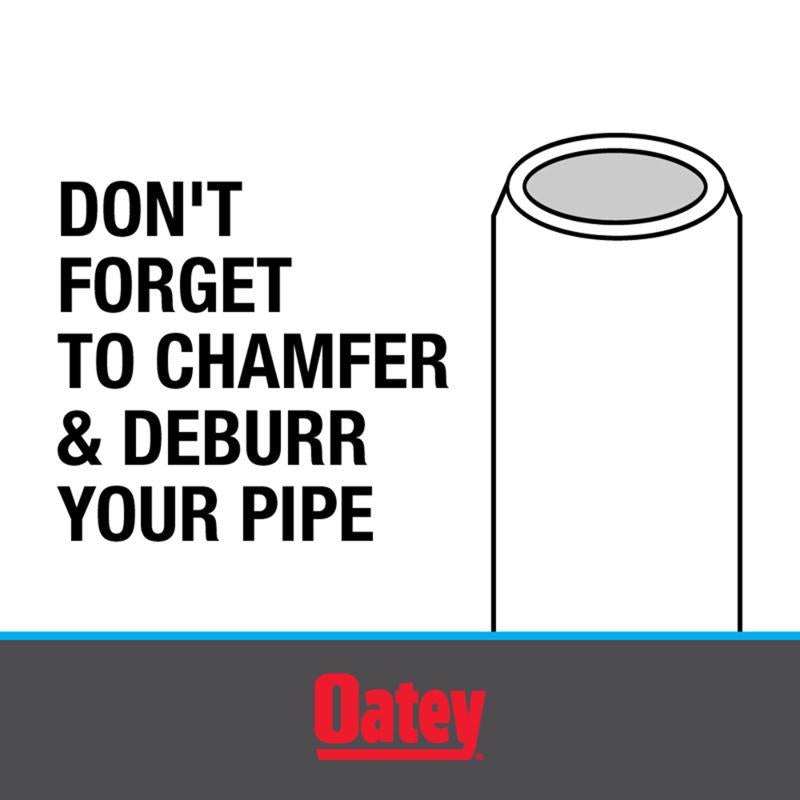 Oatey 2 in. Insert X 2 in. D Insert Plastic Insert Adapter 1 pk