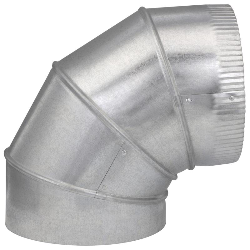 FURNACE PIPE 90DELBW 8"