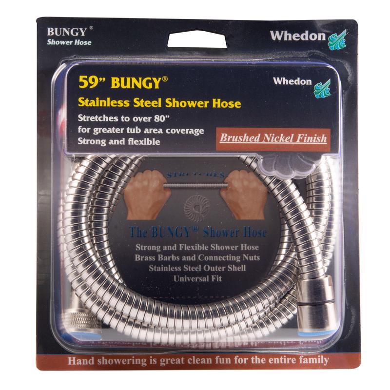SHOWER HOSE STN NKL 59"