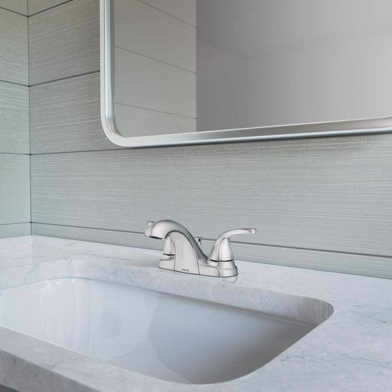 Moen Adler Chrome Bathroom Faucet 4 in.
