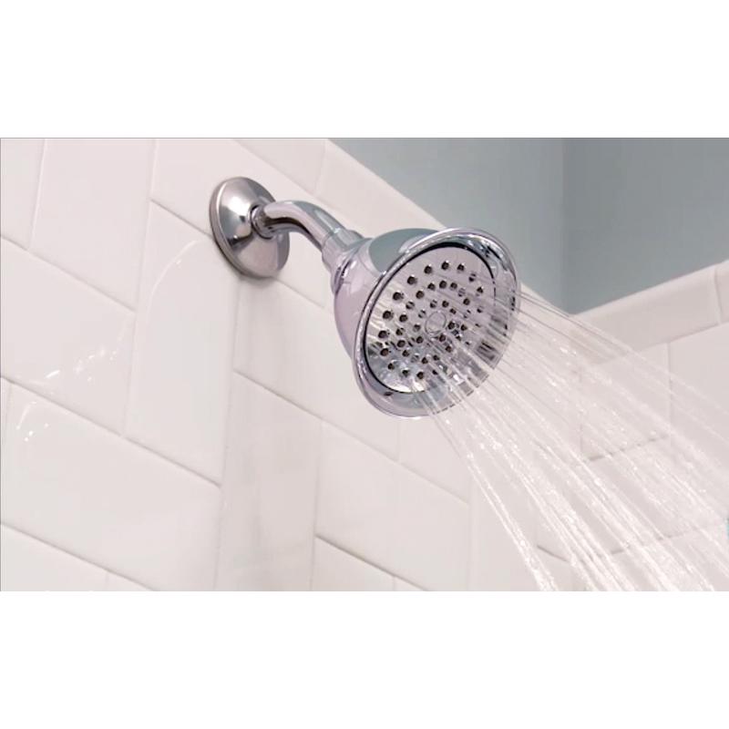 Moen Adler 3-Handle Chrome Tub and Shower Faucet