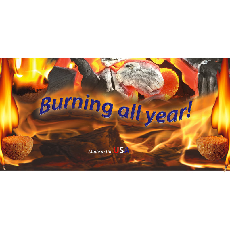 Lightning Nugget Natural Pine Fire Starter 15 min 50 pk