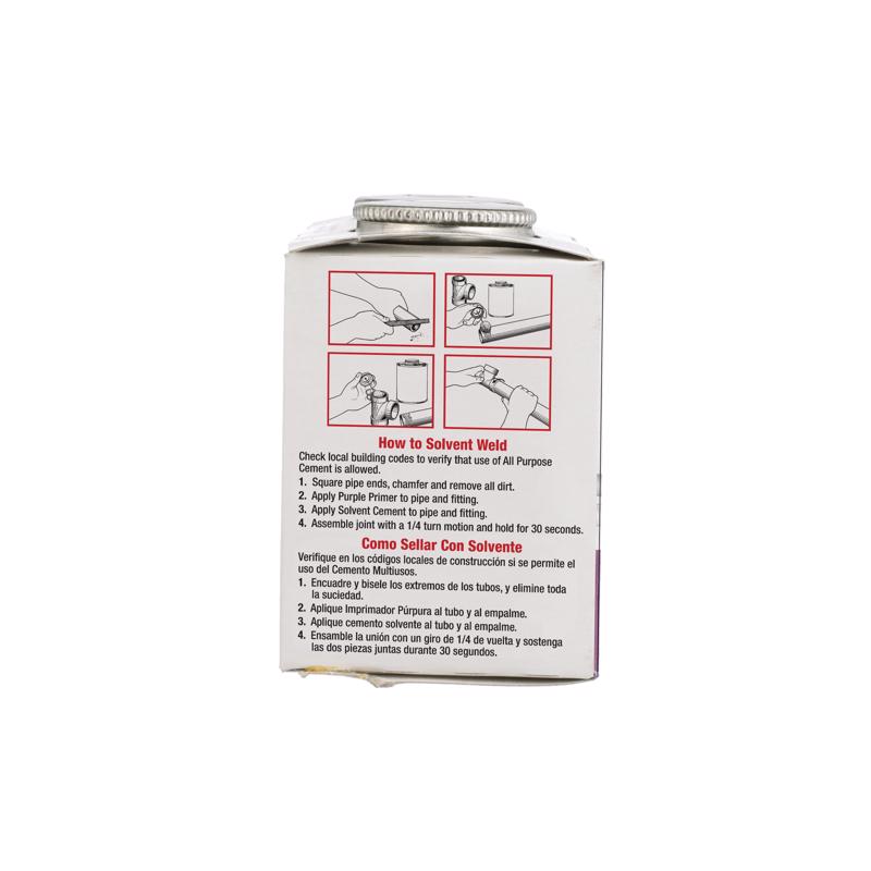 Oatey Handy Pack Clear Primer and Cement For PVC 2 pk