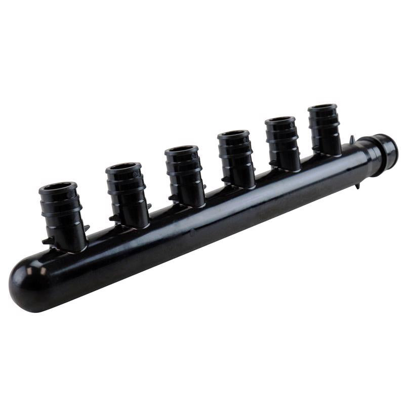 Apollo Expansion PEX / Pex A 3/4 in. Expansion PEX in to X 1/2 in. D PEX Plastic 6 Port Manifold