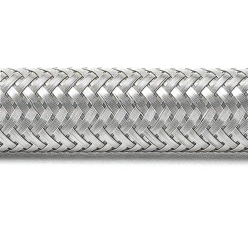 Homewerks 1/2 in. FIP X 1/2 in. D FIP 16 in. Braided Stainless Steel Supply Line