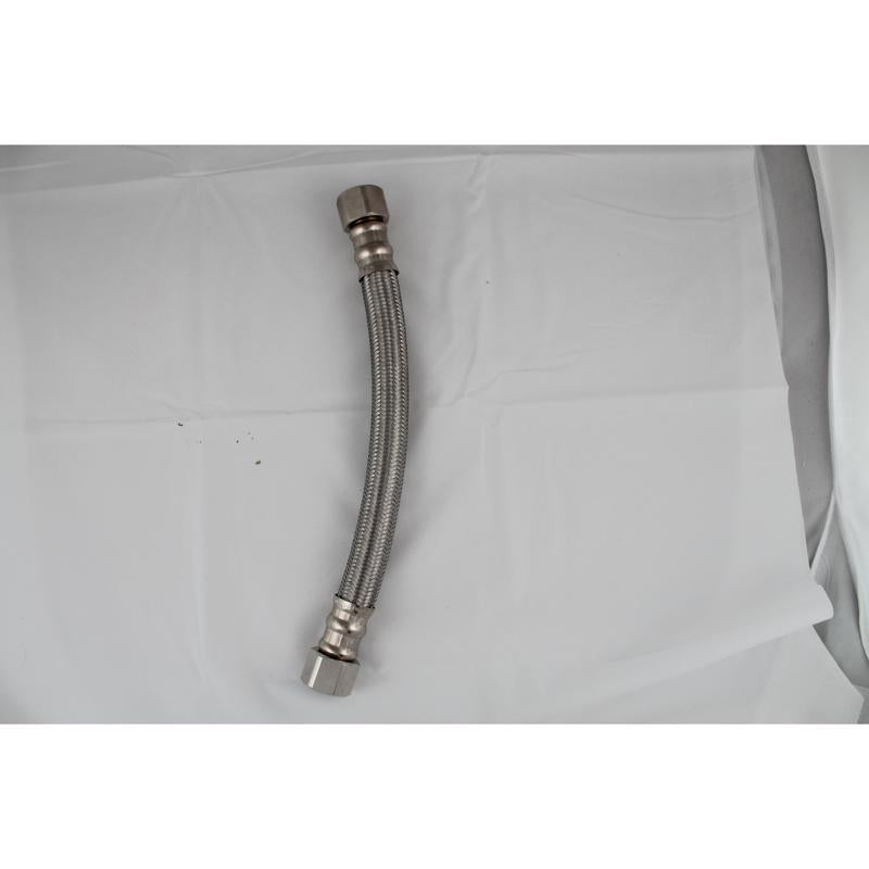 Plumb Pak 3/4 in. FIP in. X 3/4 in. D FIP 12 in. Stainless Steel Water Heater Supply Connector