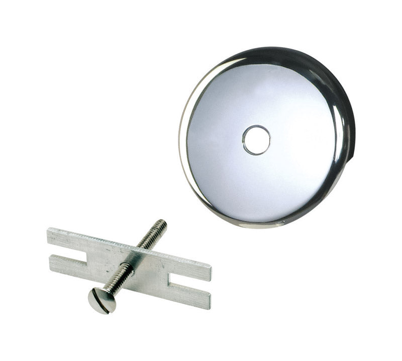 FACE PLATE W/SCREW CHRM