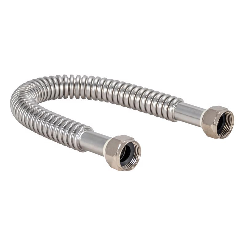Eastman ProCoat 3/4 in. FIP X 3/4 in. D FIP 24 in. Stainless Steel Water Heater Supply Connector