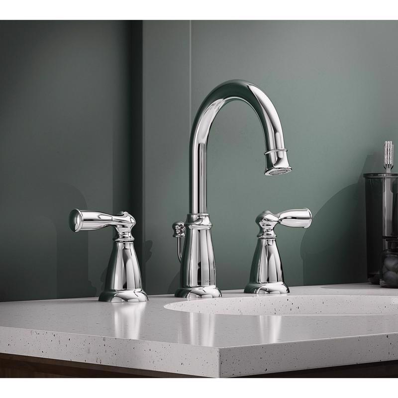 Moen Banbury Chrome Bathroom Faucet 8-16 in.