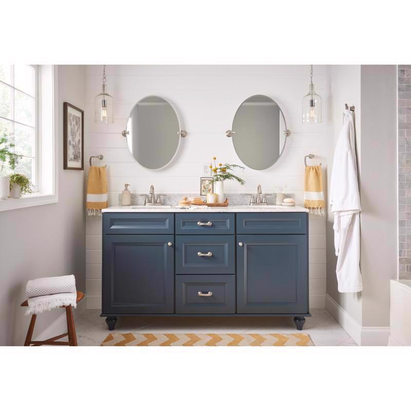 Moen Hilliard Brushed Nickel Bathroom Faucet 4 in.