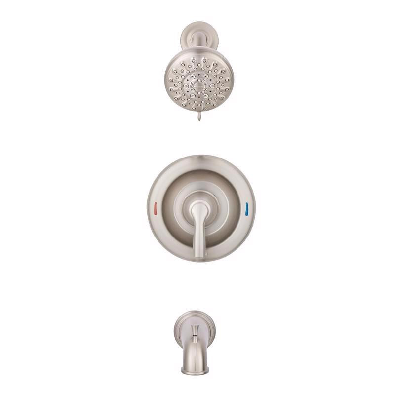 Moen Hilliard 1-Handle Brushed Nickel Tub and Shower Faucet