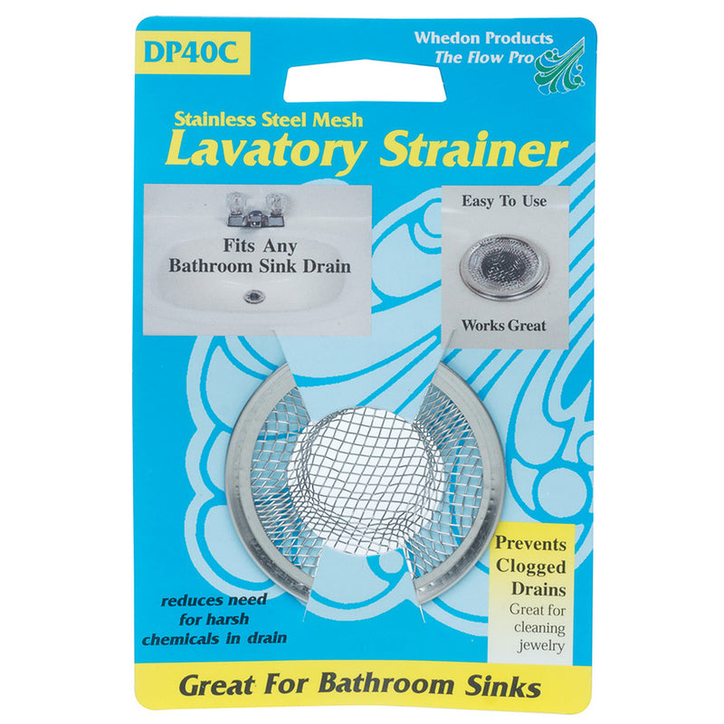 Whedon 2-1/4 in. D Chrome Sink Strainer