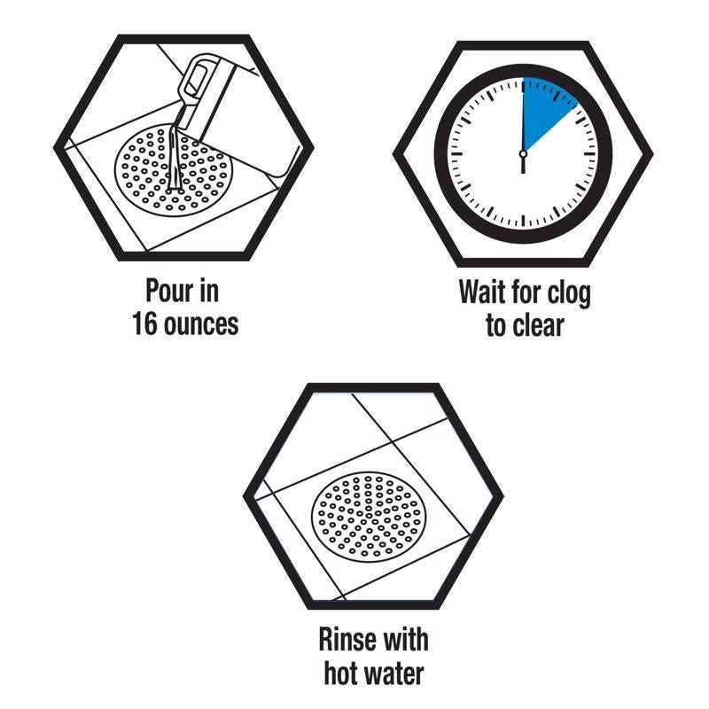 Zep Advanced Tub & Shower Gel Drain Opener 1 qt