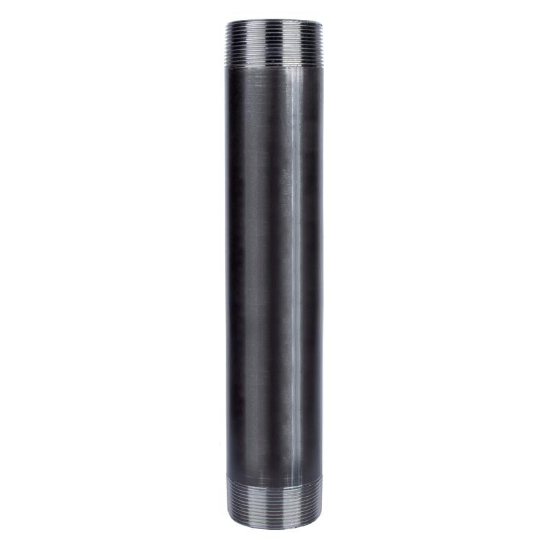 NIPPLE 3" X 12" BLACK