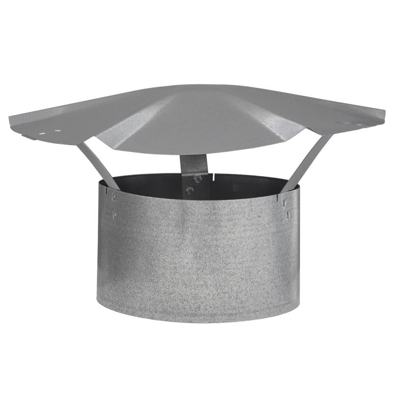 RAIN CAP GALV 30G 6"