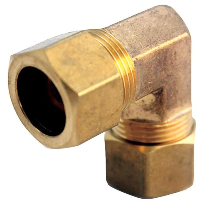 5/16 in. Compression X 5/16 in. D Compression Brass 90 Degree Elbow