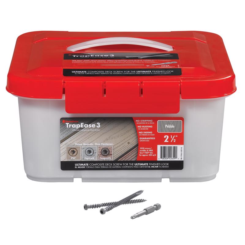 TRAPEASE SCREW GRAY