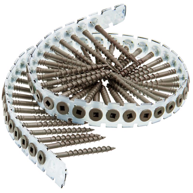 Senco DuraSpin No. 8 X 2 in. L Square Collated Wood Screws 1000 pk