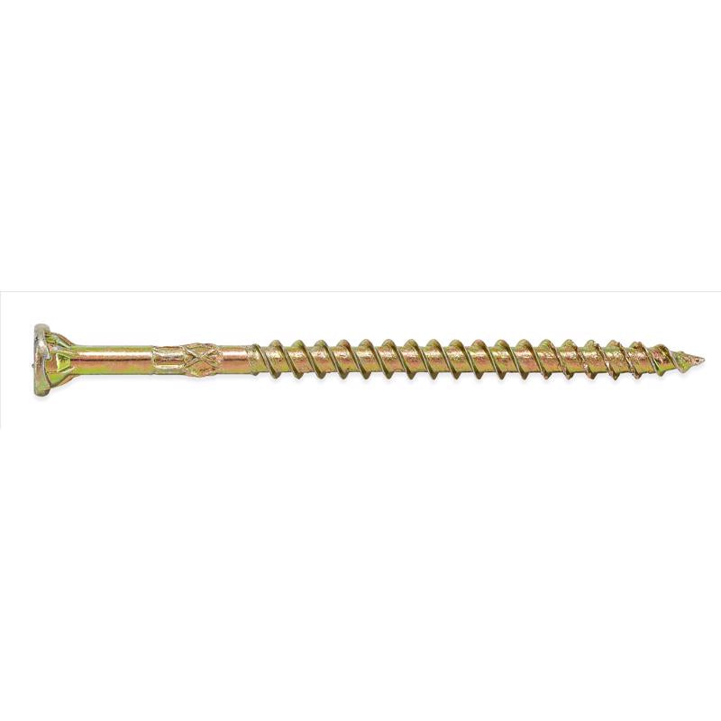 Hillman Power Pro No. 10 X 3-1/2 in. L Star Bronze Ceramic Wood Screws 5 lb 295 pk