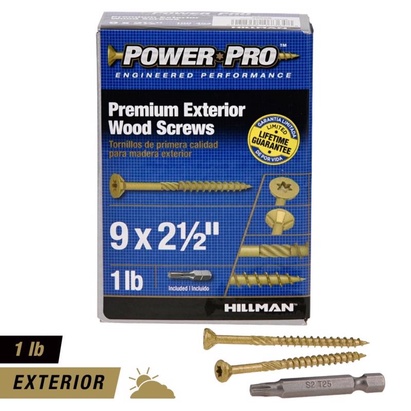 DECK SCREW PP #9X2-1/2"