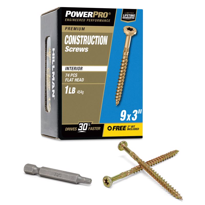WOOD SCREW #9X3"