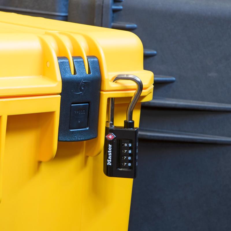 Master Lock TSA Approved 1-5/16 in. W Steel 4-Dial Combination Luggage Lock