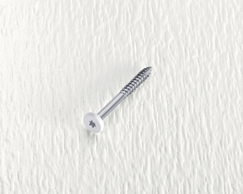 FASCIA SCRW9X1-7/8 WHT