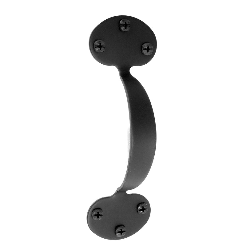 DOOR PULL 1-5/8" BLK IRN