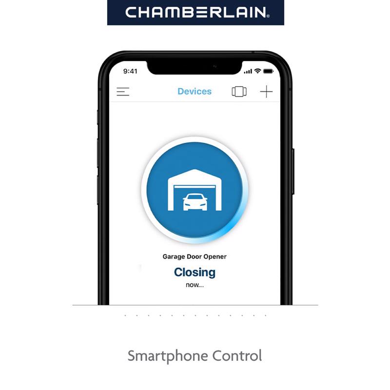 Chamberlain Secure View 1.25 HP Belt Drive WiFi Compatible Smart-Enabled Garage Door Opener