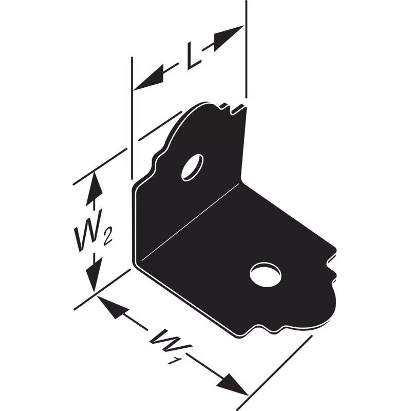 Simpson Strong-Tie 2 in. W X 2 in. L Steel Angle