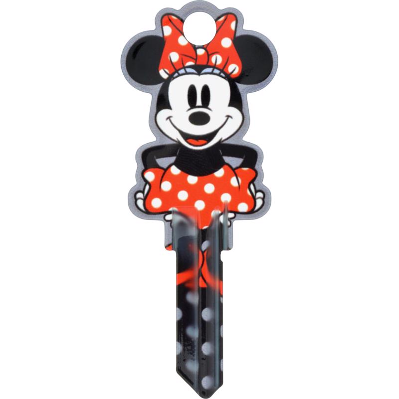 Hillman Disney Minnie Mouse House/Padlock Universal Key Blank Double