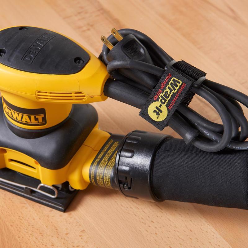 Wrap-It Super-Stretch 1 in. W X 6 in. L Black Stretch Storage Straps 10 lb 6 pk