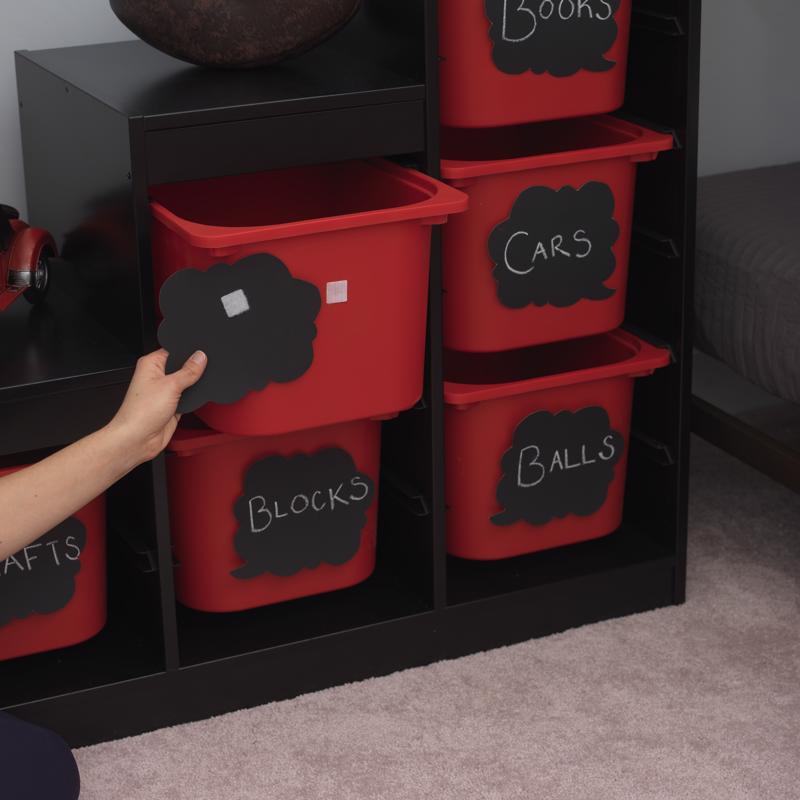 VELCRO Brand Sticky Back Small Nylon Hook and Loop Fastener 5/8 in. L 15 pk