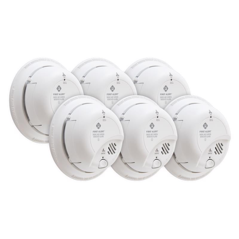 BRK Hard-Wired w/Battery Back-Up Electrochemical/Ionization Smoke and Carbon Monoxide Detector