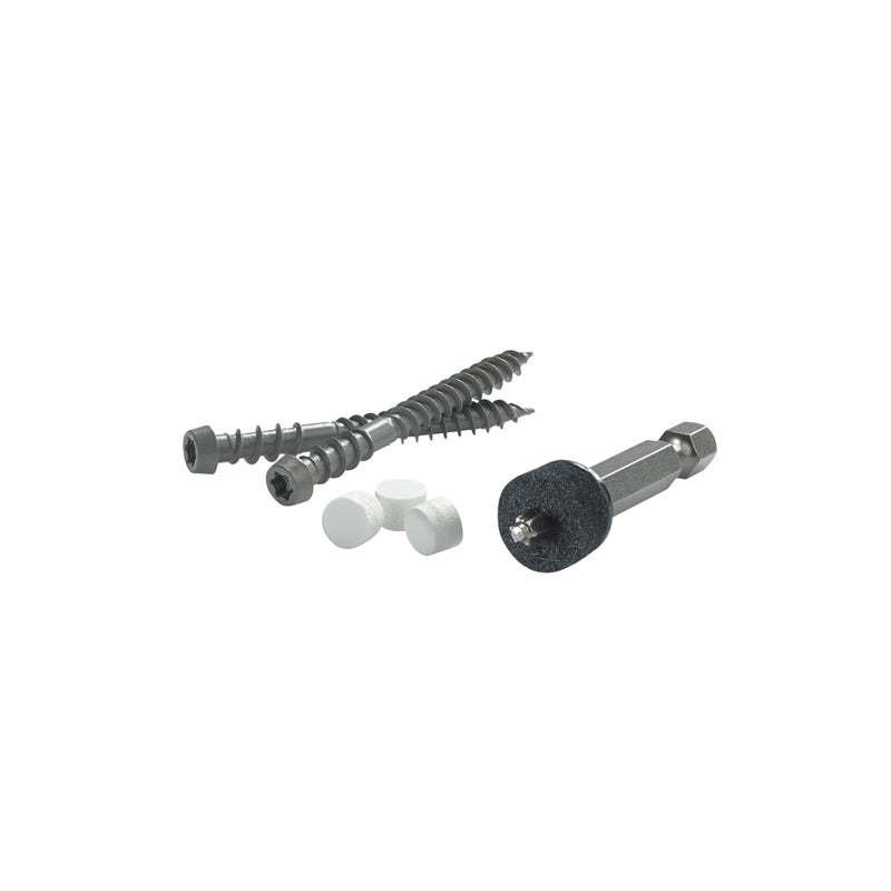 FastenMaster Cortex No. 9 X 2 in. L Star Trim Head Trim Screws with Plugs 375 pk