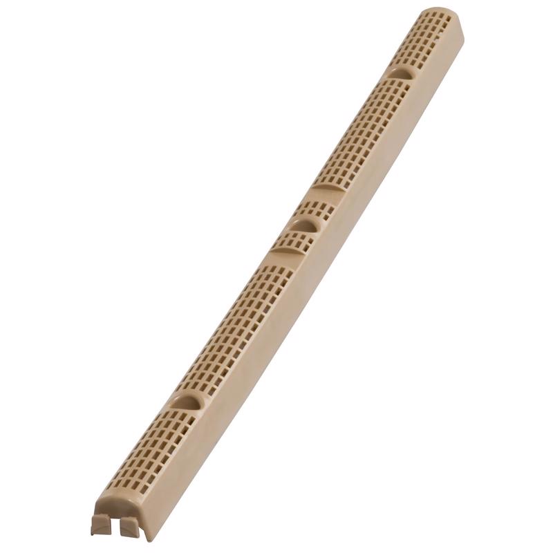 Palram 1-1/4 in. W X 24 in. L Plastic Vertical Closure Strips Beige