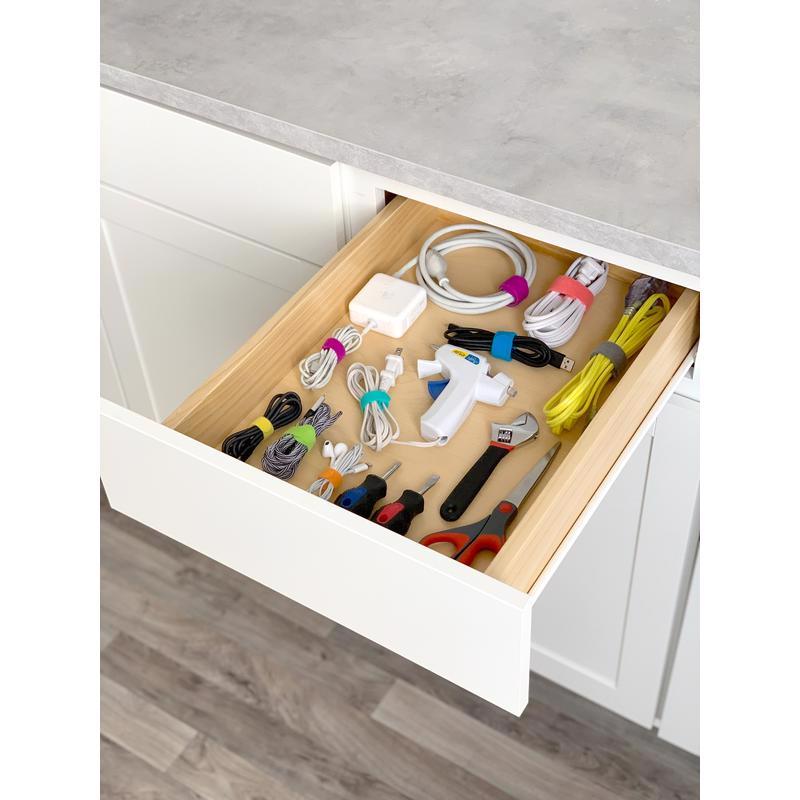 Wrap-It Self-Gripping Black Bundling Strap 2 lb 20 pk