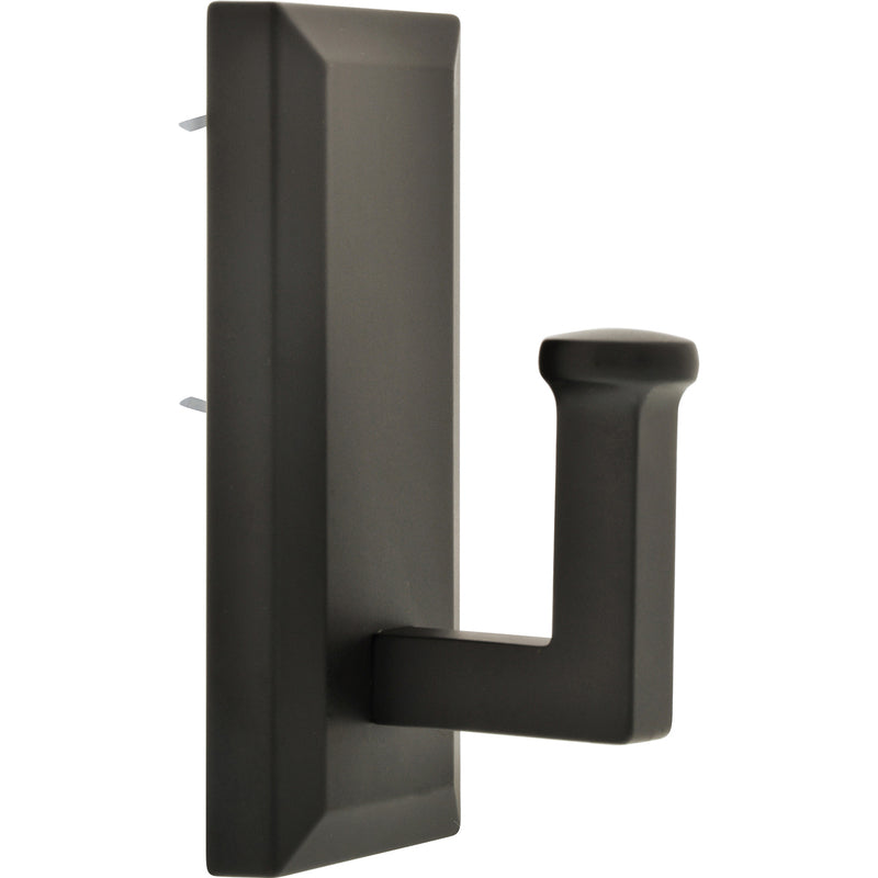 High & Mighty 3.5 in. L Oil Rubbed Bronze Brown Steel Decorative Hooks 25 lb. cap. 1 pk