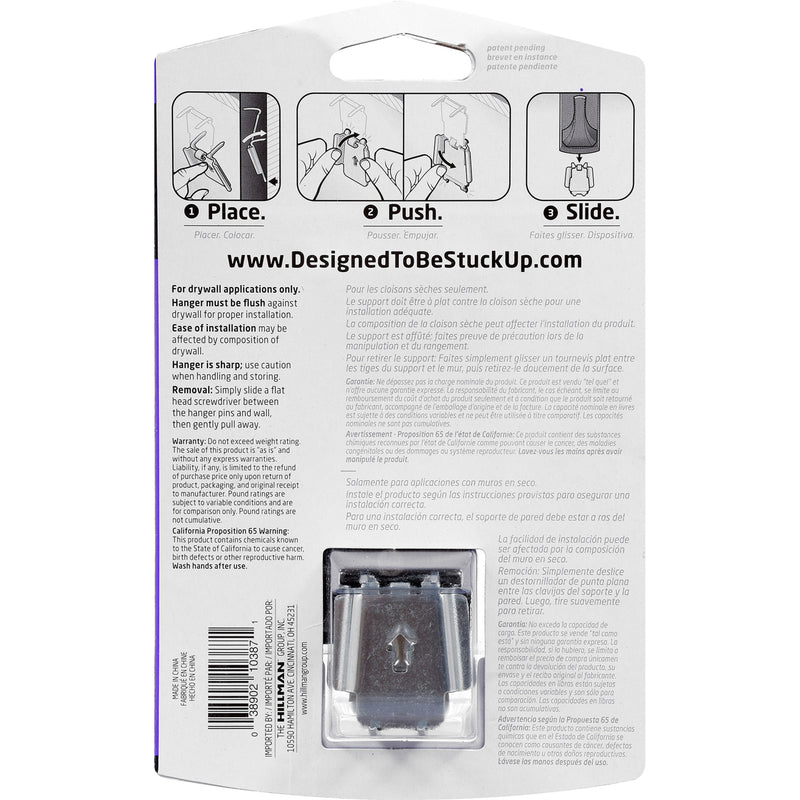 High & Mighty 3.5 in. L Oil Rubbed Bronze Brown Steel Decorative Hooks 25 lb. cap. 1 pk