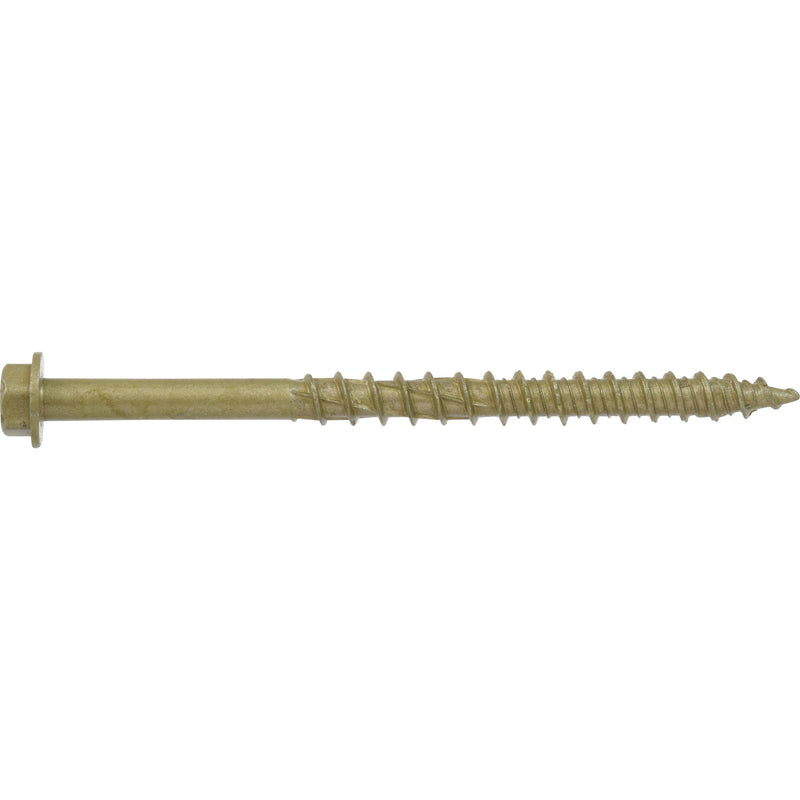 HILLMAN Power Pro No. 10 X 2-3/4 in. L Star Hex Washer Head Multi-Material Screw 1 lb 65 pk