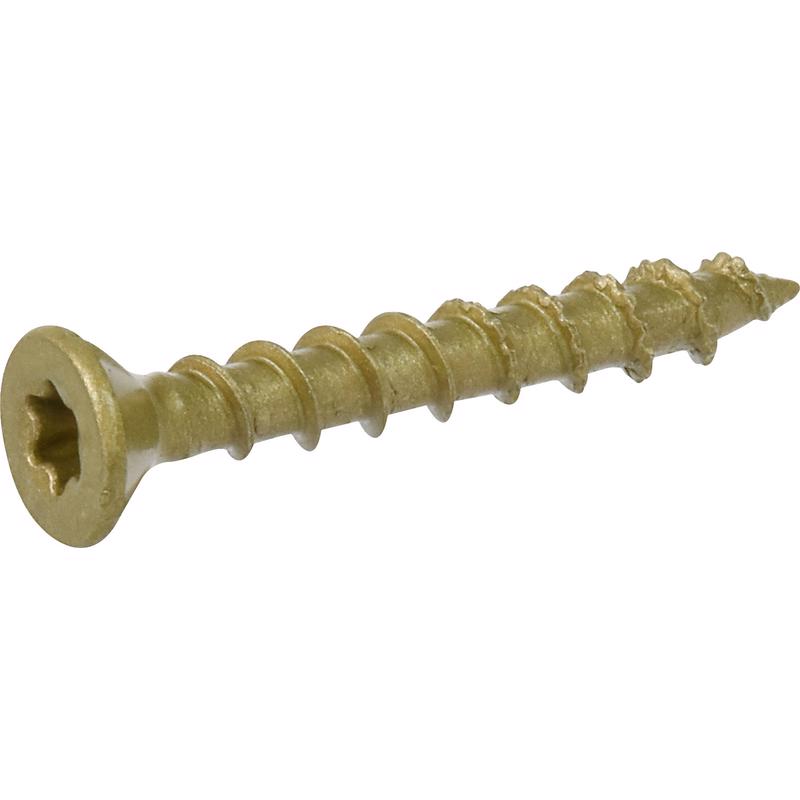 HILLMAN POWERPRO ONE No. 8 X 1-1/4 in. L Star Flat Head Multi-Material Screw 1 lb 194 pk