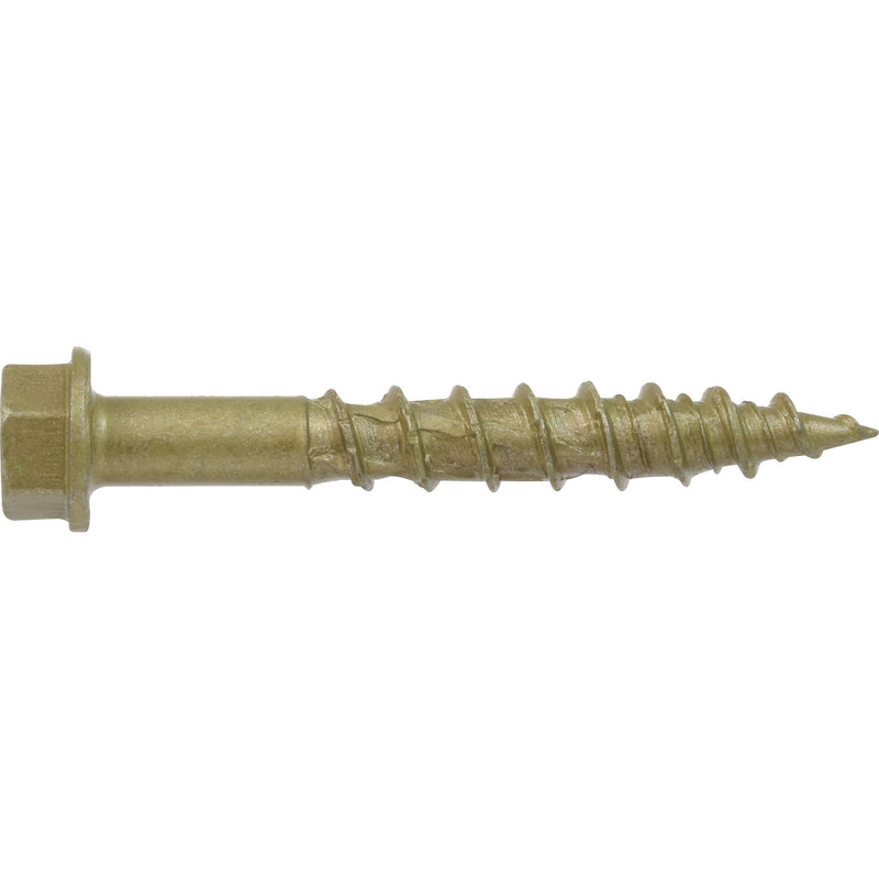 HILLMAN Power Pro 1/4 in. X 1-3/4 in. L Star Hex Washer Head Multi-Material Screw 1 lb 56 pk