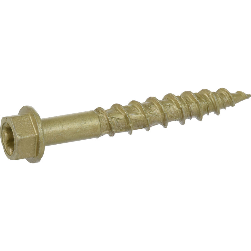 HILLMAN Power Pro 1/4 in. X 1-3/4 in. L Star Hex Washer Head Multi-Material Screw 1 lb 56 pk