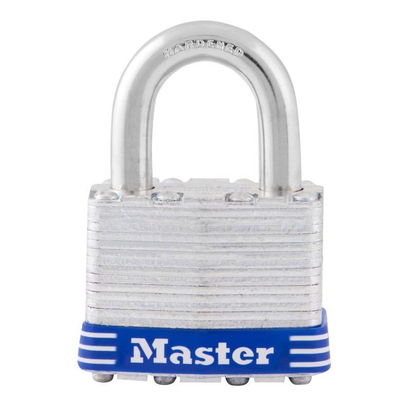 Master Lock 1-5/16 in. H X 1 in. W X 1-3/4 in. L Laminated Steel Ball Bearing Locking Padlock